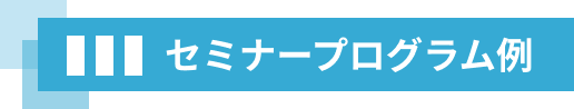 セミナープログラム例